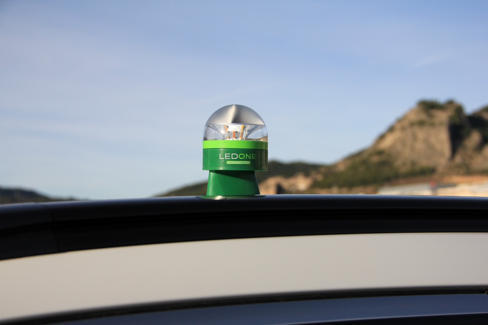 LEDONE Eco Connected, taller, more visible emergency light, sustainability and safety