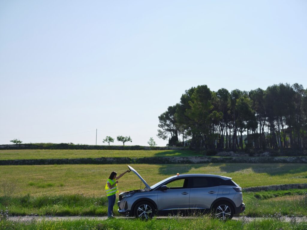 in case of breakdown or road accident