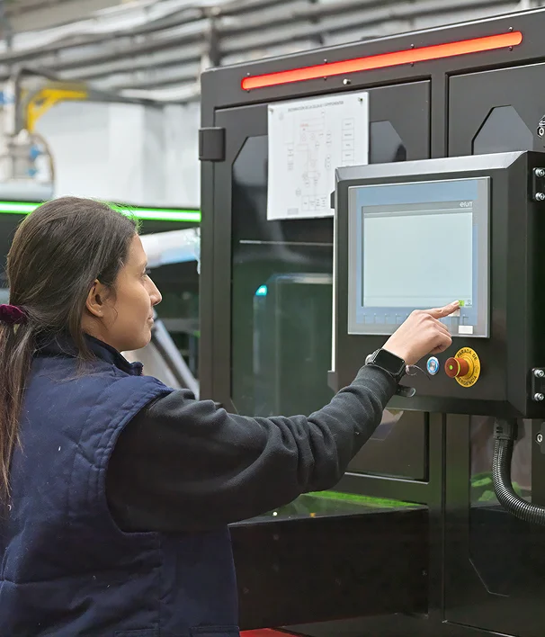 Inyección de plástico sostenible